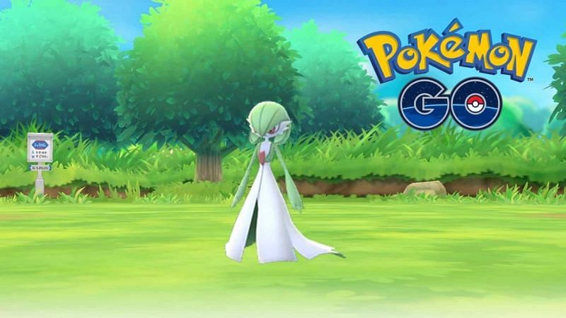Gardevoir jak se objevuje v Pokemon GO (obrázek přes Niantic)