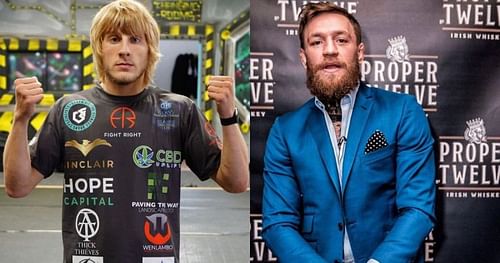 Paddy Pimblett (L) and Conor McGregor (R) via respective Instagram accounts