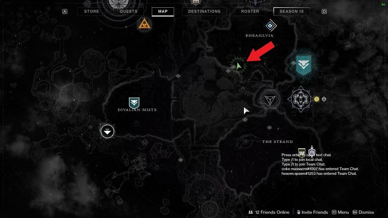 First Atlas Skew location in Dreaming City (Image via Destiny 2)