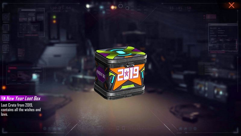 New Year Loot Box can be obtained after claiming this redeem code (Image via Free Fire)