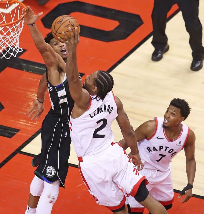 Examining why Giannis Antetokounmpo is a better defensive player than Kawhi Leonard