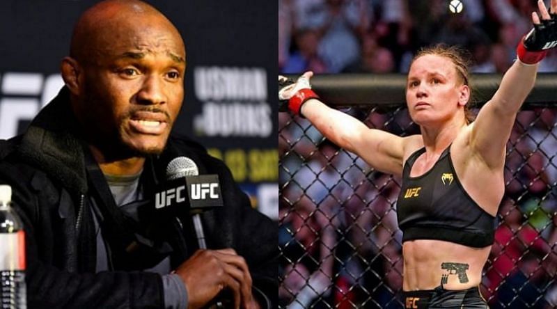 Kamaru Usman and Valentina Shevchenko