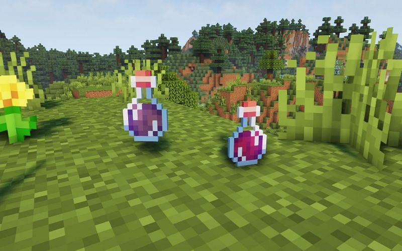 Best potions for PvP (Image via Minecraft)