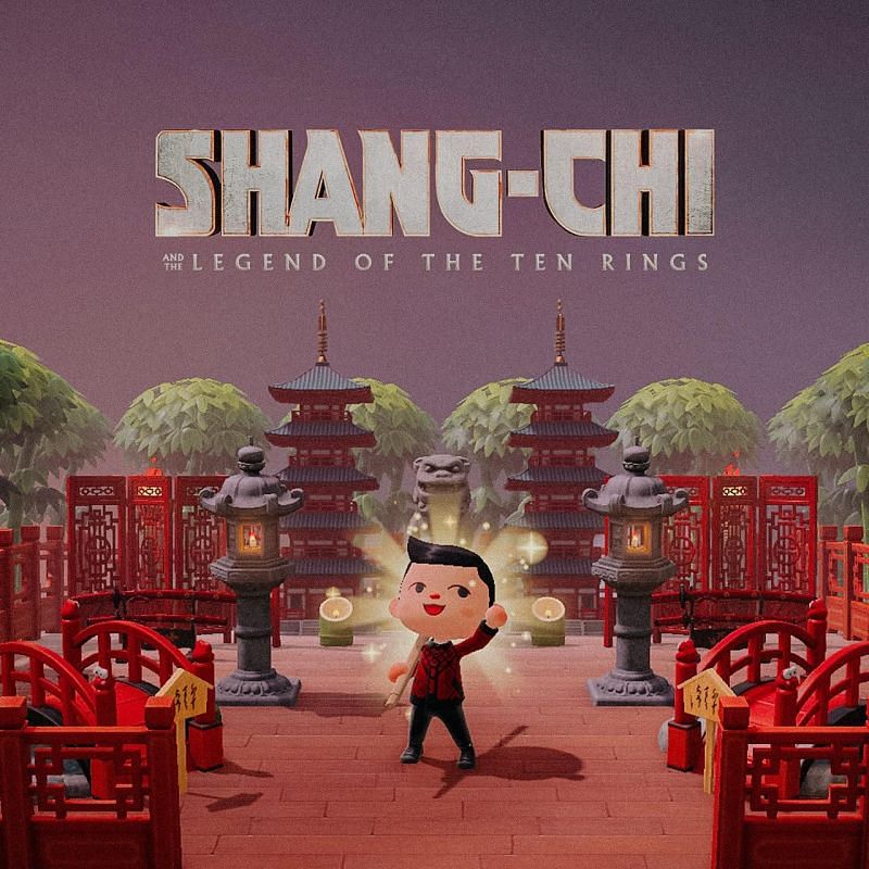 Un fan a même créé une île sur le thème de Shang-Chi dans l'excitation du film.  (Image via hellopandreaa sur Reddit)
