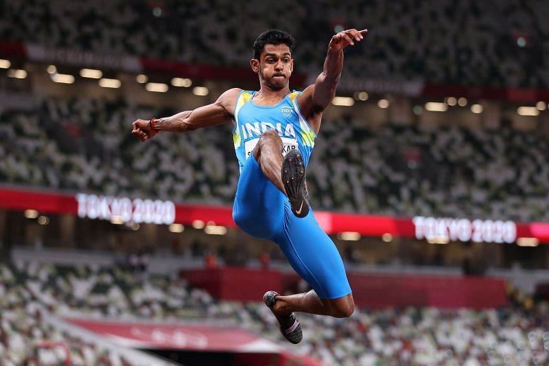 India&#039;s Sreeshankar at the Tokyo Olympics