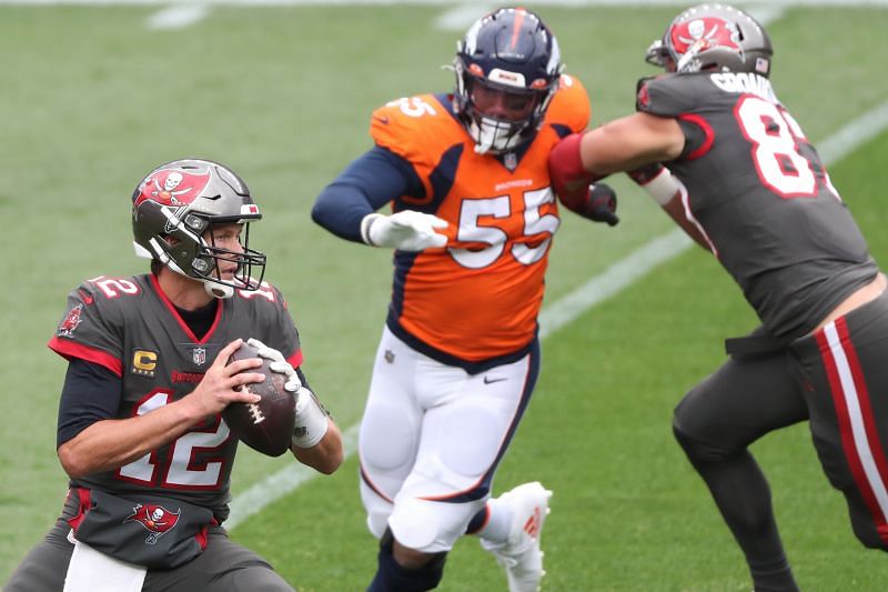 Denver Broncos pass rusher Bradley Chubb
