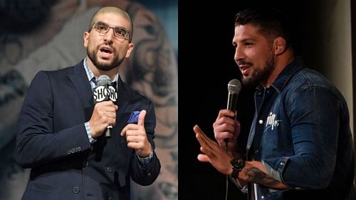 Ariel Helwani (left) and Brendan Schaub (right) [Right Image Courtesy: @brendanschaub on Instagram]