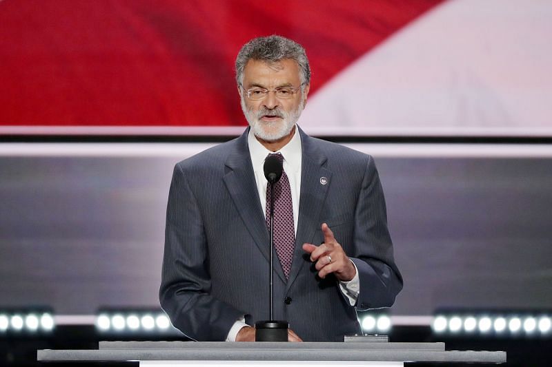 Cleveland Mayor Frank Jackson speaks on the first day of the Republican National Convention. (Image via Getty Images)