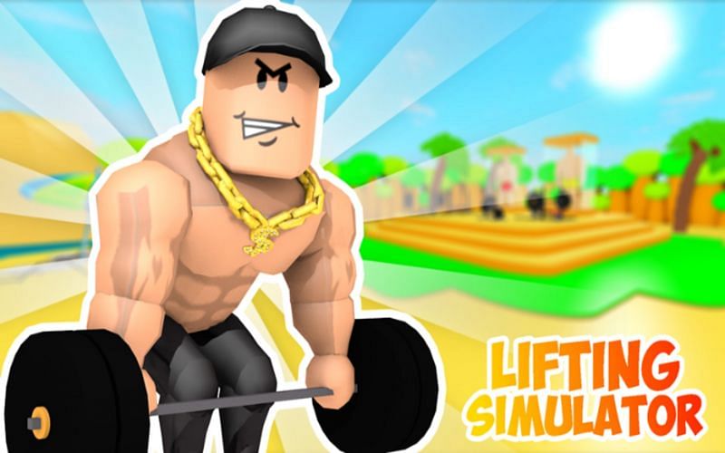 Players of Roblox Original Lifting Simulator have a variety of weights at their disposal (Image via Man of the Year)