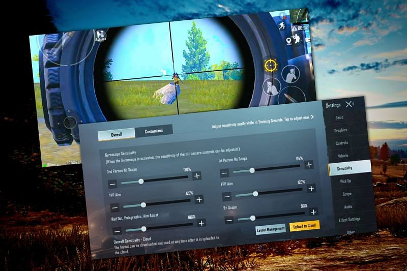 Best gyroscope sensitivity settings for BGMI to hit more headshots and better accuracy