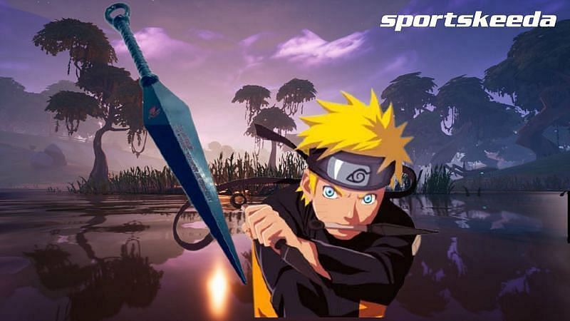 The Naruto skin along with the explosive Kunai weapon (Image via Sportskeeda)