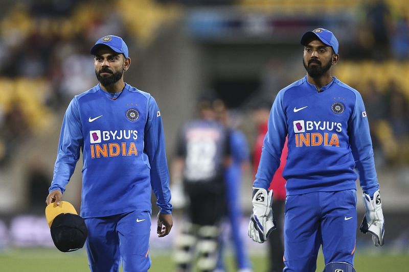 Virat Kohli (L) and KL Rahul opened the innings for India in that match