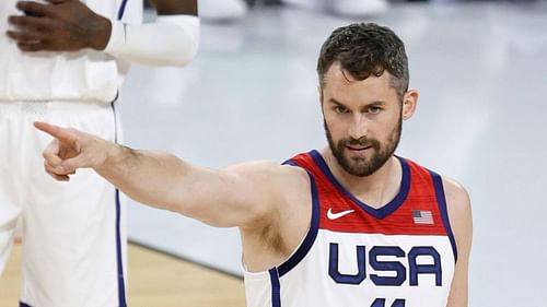 Kevin Love practicing with Team USA ahead of the 2020 Tokyo Olympics [Source: Axios]