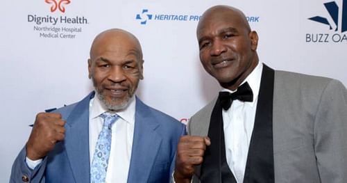 Mike Tyson and Evander Holyfield