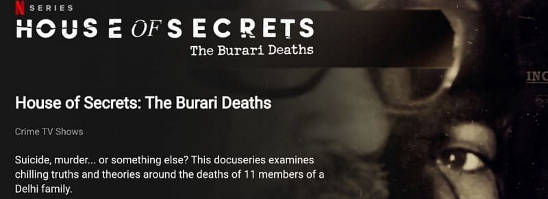 House of Secrets: The Burari Deaths (Image via Netflix)