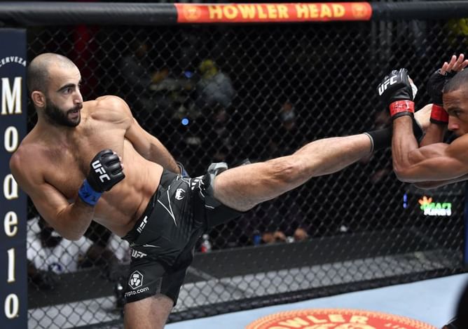 "I realized I wanted to knock him out"- Giga Chikadze claims to have intentionally let go of his submission attempt on Edson Barboza