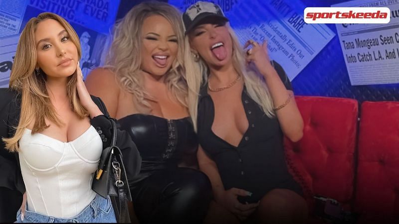 Catherine McBroom claims to not know Tana Mongeau and Trisha Paytas (Image via Sportskeeda and Instagram/catherinemcbroom, tanamongeau)