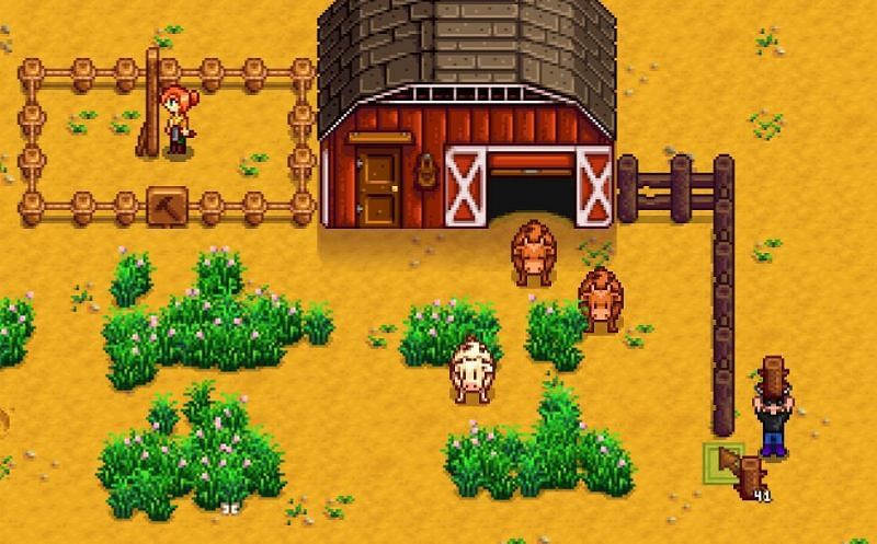 Cattle can be great, but are expensive and not worth it in the early game. (Image via Stardew Valley)