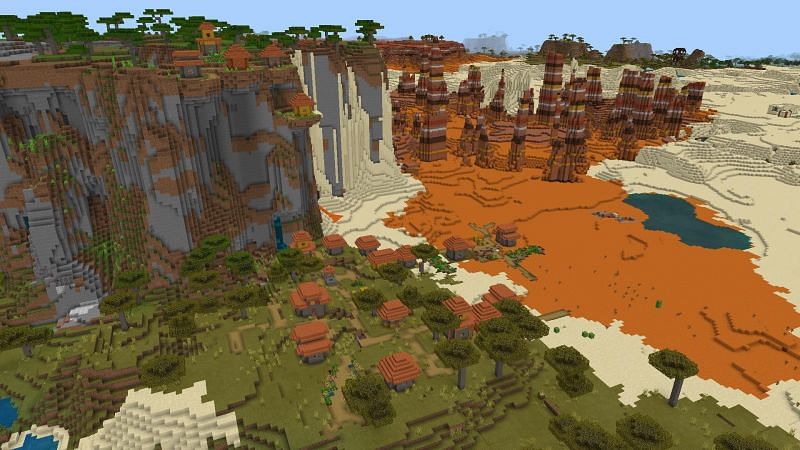 Shattered biome (Image via Minecraft)