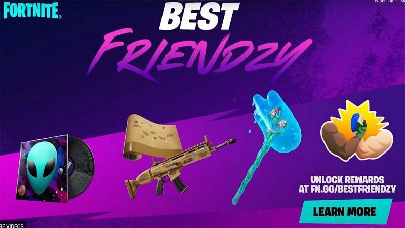 The Best Friendzy event in Fortnite Season 7 (Image via ChillNikov on YouTube)