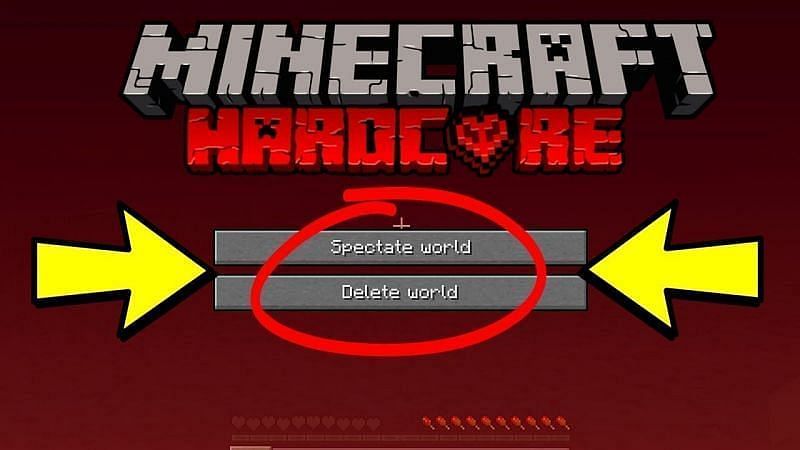 Surviving while playing Minecraft in Hardcore mode is of crucial importance (Image via Stealth/YouTube)