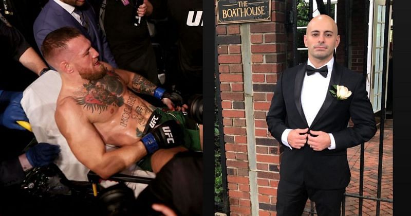 Conor McGregor at UFC 264 (Left), Dr. David Abbasi (Right) [Image credits: drdavidabbasi on Instagram
