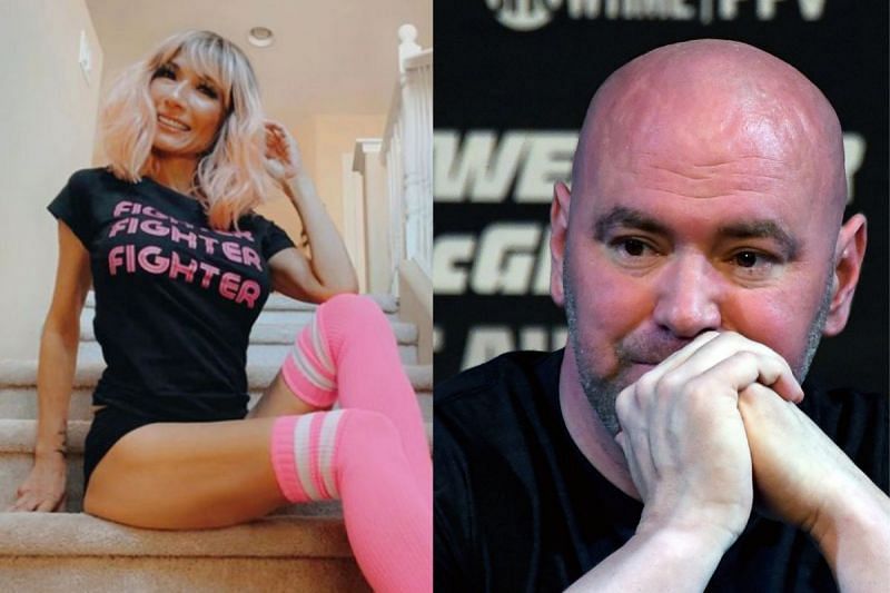 UFC make-up artist Suzy Friton (Left); UFC president Dana White (Right) [Left image credit: @suzesuzeq via Instagram]