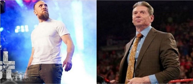 Bryan Danielson (Left) and Vince McMahon (Right)
