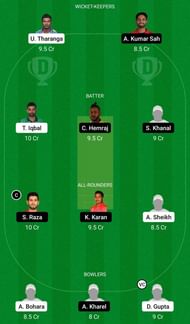 Dream11 Team for Bhairahawa Gladiators vs Biratnagar Warriors - Everest Premier League T20 2021.