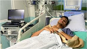 Bronze medal winning Paralympian Sharad Kumar undergoes treatment at AIIMS, after complaining of chest pain