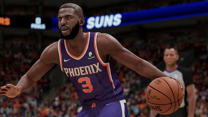 Chris Paul as seen in NBA 2K22 [Source: @pastapadre (Twitter)]