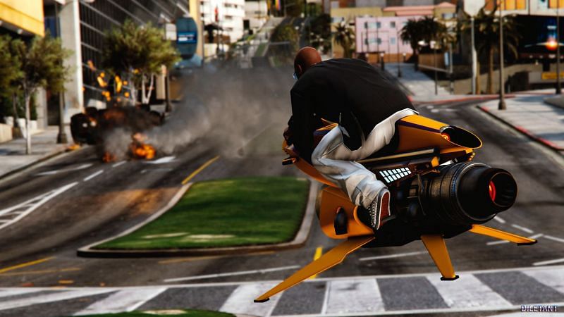 It wipes the floor with most vehicles in GTA Online (Image via Rockstar Games)