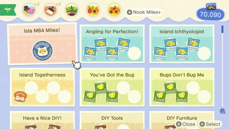 Items expand as players progress into the game (Image via Nintendo)