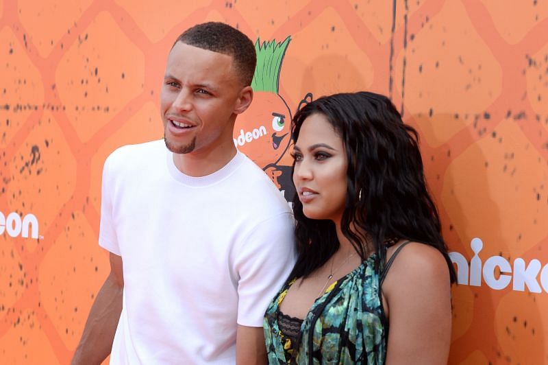 Stephen Curry (L) and Ayesha Curry attend the Nickelodeon Kids' Choice Sports Awards 2016