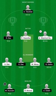 Dream11 Team for Dihing Patkai Riders vs Brahmaputra Boys - Assam T20 2021
