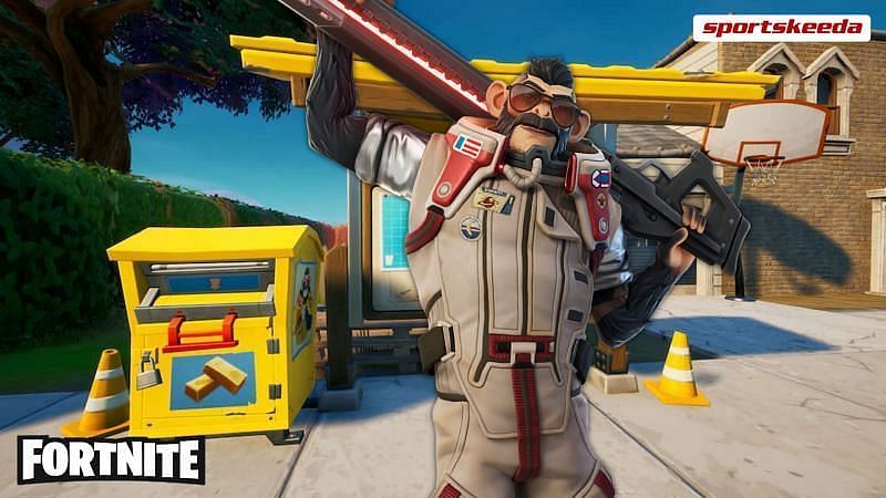 Stopping the island from utter decimation is the top priority of War Effort. in Fortnite Chapter 2 Season 8 (Image via Sportskeeda)