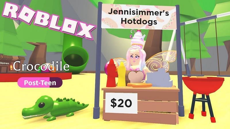 A hot dog stand in Adopt Me! (Image via Roblox Corporation)