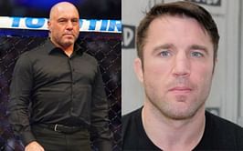 Watch: Chael Sonnen hilariously asks Joe Rogan to give him his "iconic black shirt" in case "something happens" to him