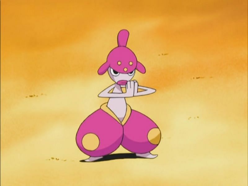 Medicham as it appears in the anime (Image via The Pokemon Company)