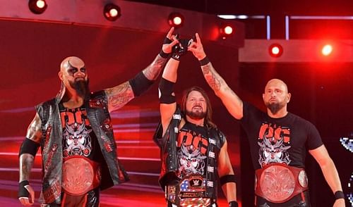 Luke Gallows, AJ Styles, and Karl Anderson - Former members of OC and real-life friends