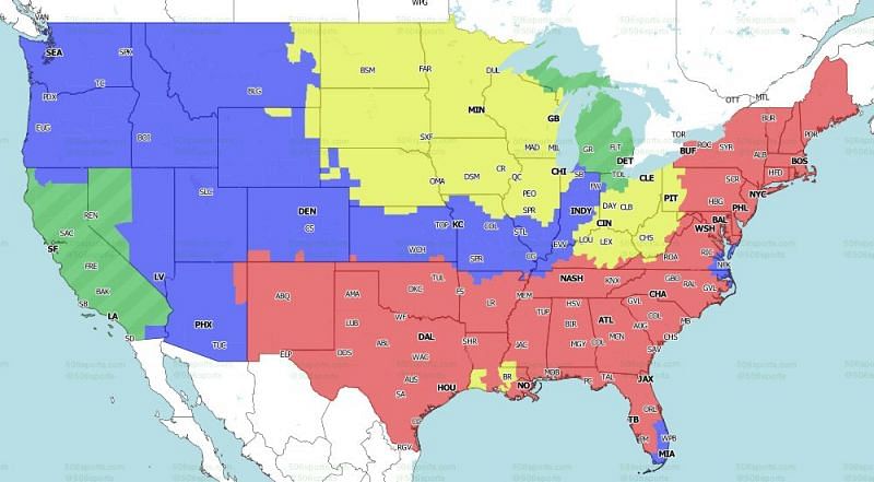 NFL 2021 Week 1: Coverage map, TV schedule, channel and time