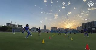 IPL 2021: [Watch] MS Dhoni and his CSK teammates participate in a fun football drill during a practice session