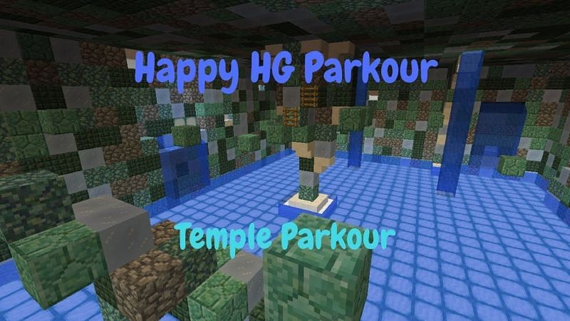 Happy-HG parkour server (Image via YourPalSammy on Youtube)