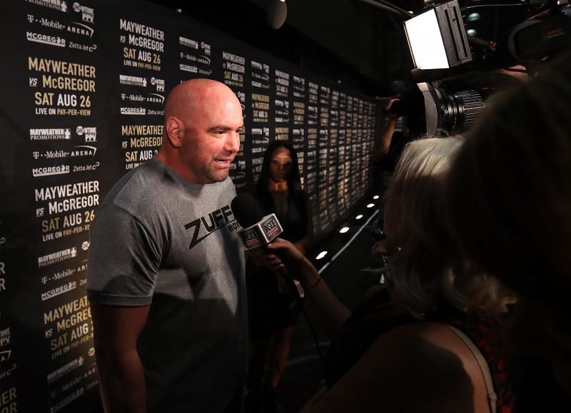 Dana White during the Floyd Mayweather Jr. v Conor McGregor World Press Tour - New York