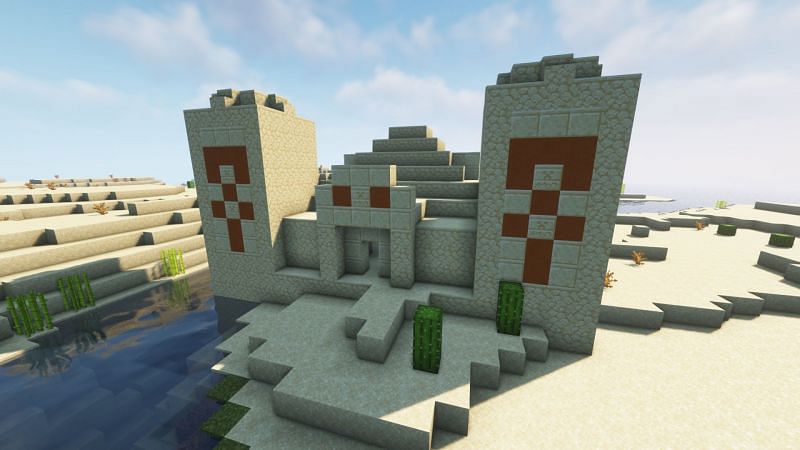 A desert temple (Image via Mojang)