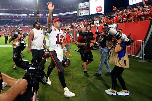 Tampa Bay Buccaneers quarterback Tom Brady