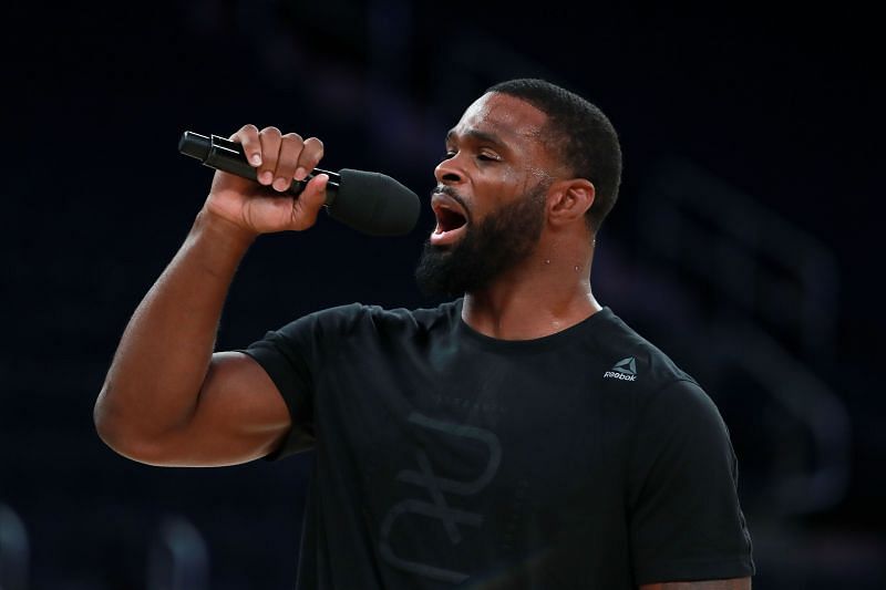 UFC 205: Tyron Woodley at the Open Workouts