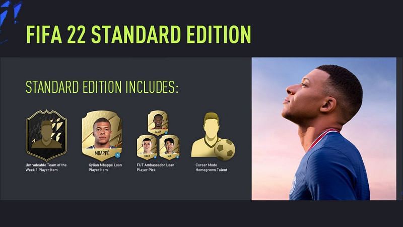 FIFA 22 Standard Edition (Image via EA Sports)