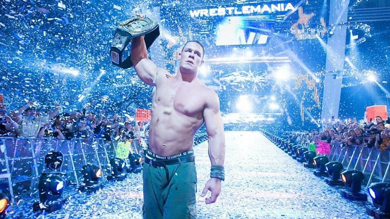 WWE superstar John Cena at WrestleMania