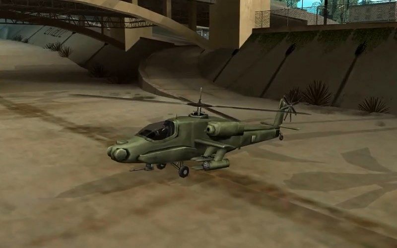 The Hunter is a deadly vehicle in GTA San Andreas (Image via Rockstar Games)